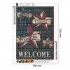 Independence Day  - Full Round Diamond - 30x40cm