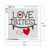 Love Bites - Full Round Diamond - 30*30cm
