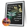 Dragonfly - Full Round Diamond - 40x50cm