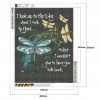 Dragonfly - Full Round Diamond - 40x50cm