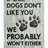 Dogs Letters - Full Round Diamond - 30x40cm