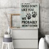 Dogs Letters - Full Round Diamond - 30x40cm