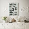 Dogs Letters - Full Round Diamond - 30x40cm
