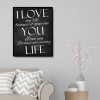 I LOVE YOU Hobby - Partial Round Diamond - 30x40cm