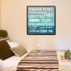Beach Rules - Full Round Diamond - 30x30cm