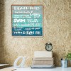 Beach Rules - Full Round Diamond - 30x30cm