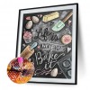 Letters - Full Square Diamond - 40x50cm