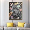 Letters - Full Square Diamond - 40x50cm