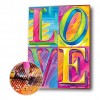 Letters Love - Full Round Diamond - 30*40cm