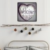 Welcome - Full Round Diamond - 30x30cm