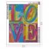 Letters Love - Full Round Diamond - 30*40cm
