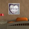 Welcome - Full Round Diamond - 30x30cm