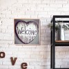 Welcome - Full Round Diamond - 30x30cm