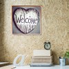 Welcome - Full Round Diamond - 30x30cm