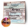 Outdoor Rules - Full Round Diamond - 30x30cm
