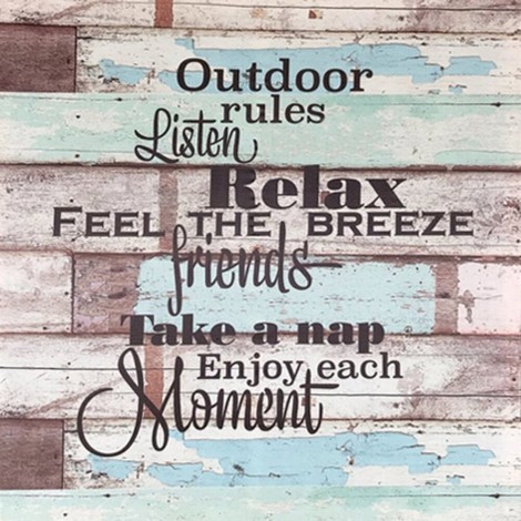 Outdoor Rules - Full Round Diamond - 30x30cm