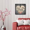 Love - Full Round Diamond - 40x40cm