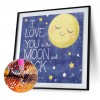 Good Night Moon - Full Diamond Painting - 30x30cm