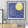Good Night Moon - Full Diamond Painting - 30x30cm