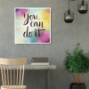 You Can Do It - Full Round Diamond - 30x30cm