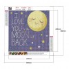 Good Night Moon - Full Diamond Painting - 30x30cm