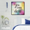 You Can Do It - Full Round Diamond - 30x30cm
