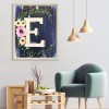 The Letter E - Full Round Diamond - 30*40cm
