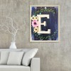 The Letter E - Full Round Diamond - 30*40cm