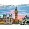 European Architecture London Night Scene-Big Ben - Full Round Diamond - 40*30cm