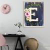 The Letter E - Full Round Diamond - 30*40cm
