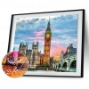 European Architecture London Night Scene-Big Ben - Full Round Diamond - 40*30cm