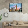 European Architecture London Night Scene-Big Ben - Full Round Diamond - 40*30cm