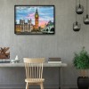 European Architecture London Night Scene-Big Ben - Full Round Diamond - 40*30cm