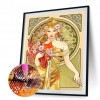 Kits Mucha - Full Round Diamond - 30x40cm