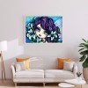 Girl with Big Eyes - Full Round Diamond - 40x30cm
