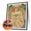 Kits Mucha - Full Round Diamond - 30x40cm