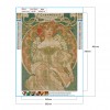 Kits Mucha - Full Round Diamond - 30x40cm