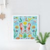 5D DIY Special Shaped Diamond Painting July Embroidery Mosaic Kit (R8501)