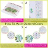 5D DIY Special Shaped Diamond Painting July Embroidery Mosaic Kit (R8501)