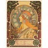 Kits Mucha - Full Round Diamond - 30x40cm