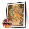 Kits Mucha - Full Round Diamond - 30x40cm