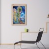 Sad Gaia 5D DIY Full Round Drill Diamond Painting Hanging Decor Kit 35x45cm