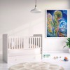 Sad Gaia 5D DIY Full Round Drill Diamond Painting Hanging Decor Kit 35x45cm