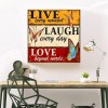Positive Word  - Full Round Diamond - 35x35cm