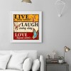 Positive Word  - Full Round Diamond - 35x35cm