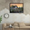 5D Diamond Painting Full Round Drill DIY Seaside House Rhinestone Picture