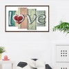 4pcs/set Love-Full Round Diamond Painting - 80x45cm