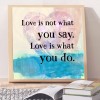 English Love Proverb - Full Round Diamond - 30x30cm