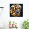 Madonna and Child Window - Full Round Diamond - 40x40cm