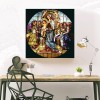 Madonna and Child Window - Full Round Diamond - 40x40cm